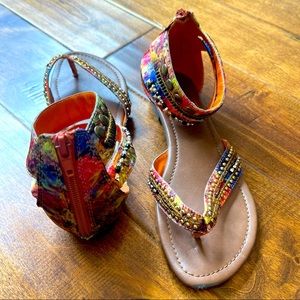 Sassy Zip Sandals